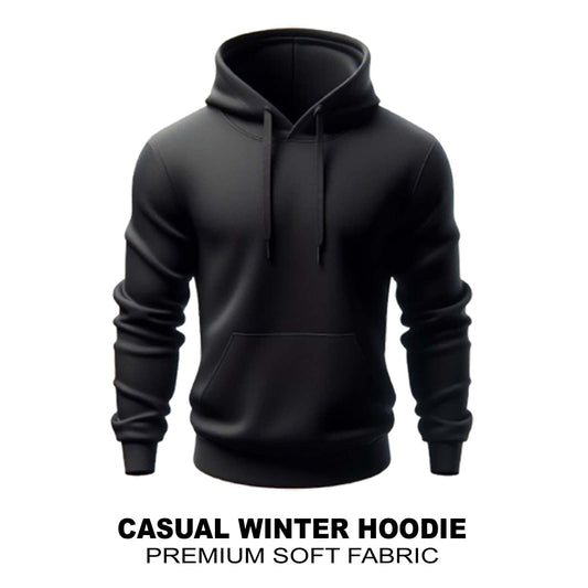 Black Basic Hoodie