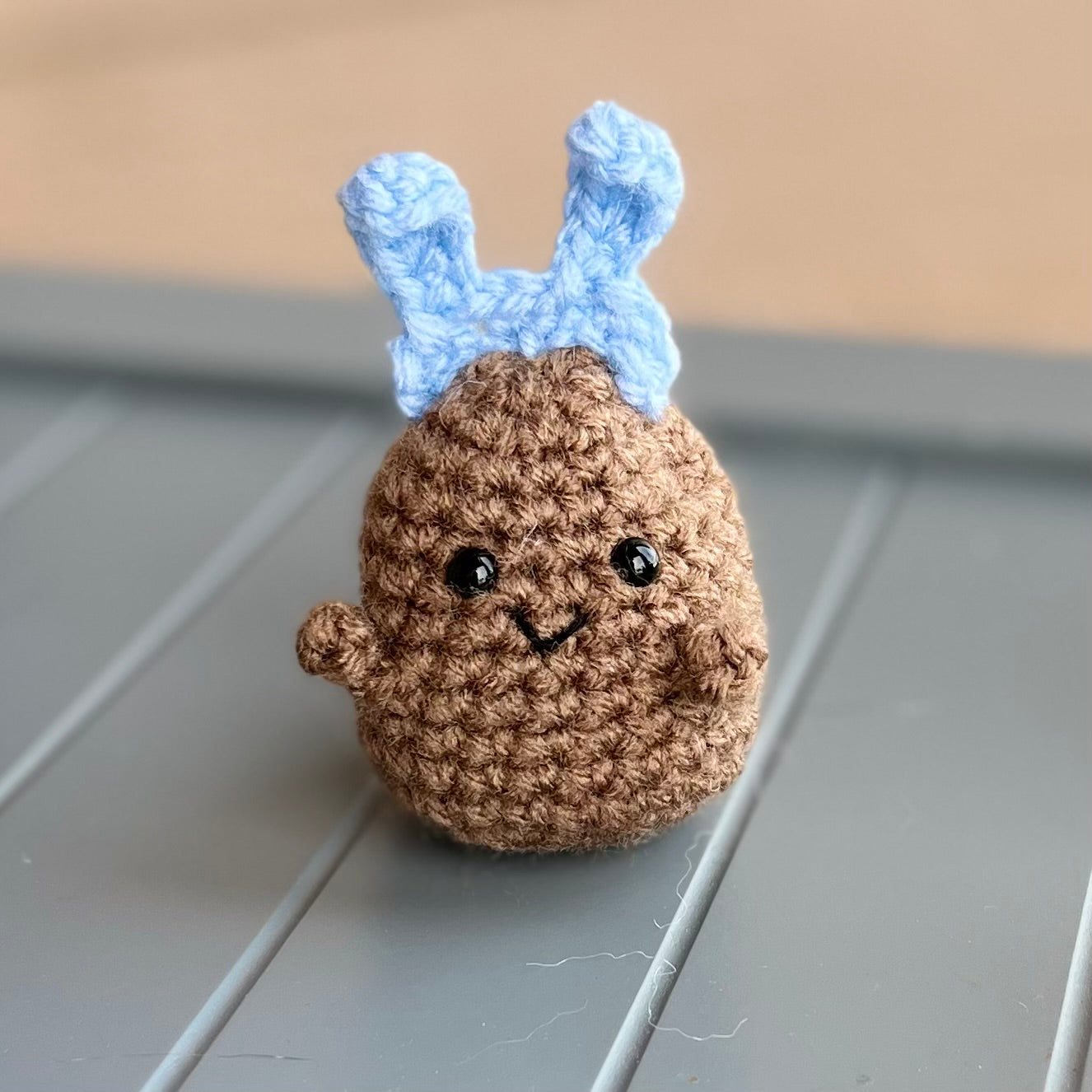 STEEL BLUE Waffle Knit SweatShirt